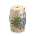 Far East Elephant Ceramic Stool